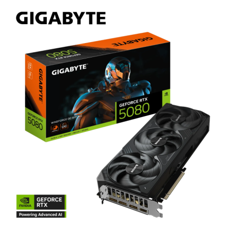 Grafična kartica GIGABYTE GeForce RTX 5080 WINDFORCE OC SFF 16G GDDR7