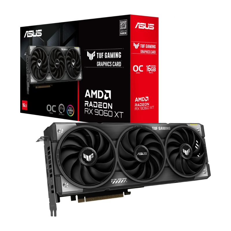 Grafična kartica ASUS TUF Gaming Radeon RX 9060 XT 16GB GDDR6 OC