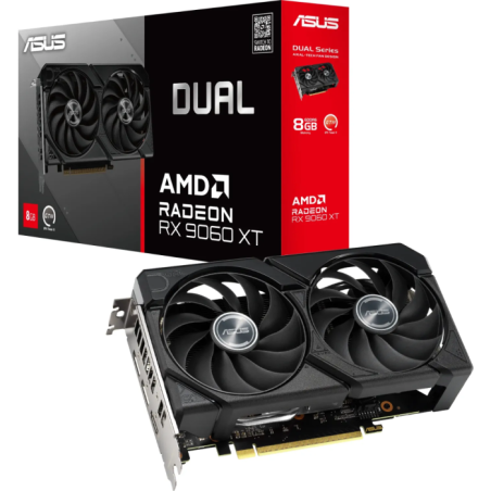 Grafična kartica ASUS Dual Radeon RX 9060 XT OC, 8GB GDDR6