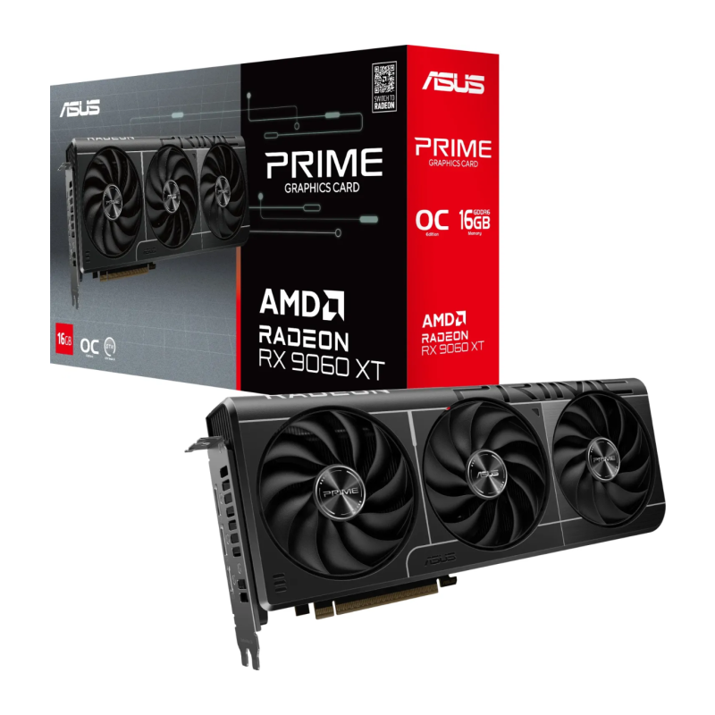 Grafična kartica ASUS Prime Radeon RX 9060 XT OC Edition 16GB GDDR6