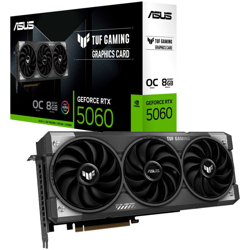 Grafična kartica ASUS TUF Gaming GeForce RTX 5060 OC Edition 8GB GDDR7