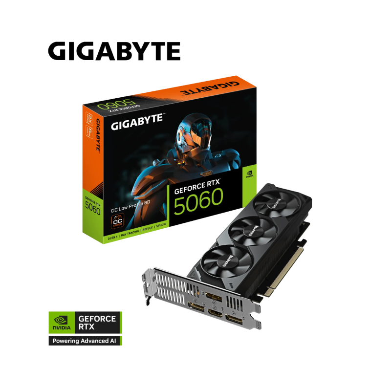 Grafična kartica GIGABYTE GeForce RTX 5060 OC Low Profile 8GB