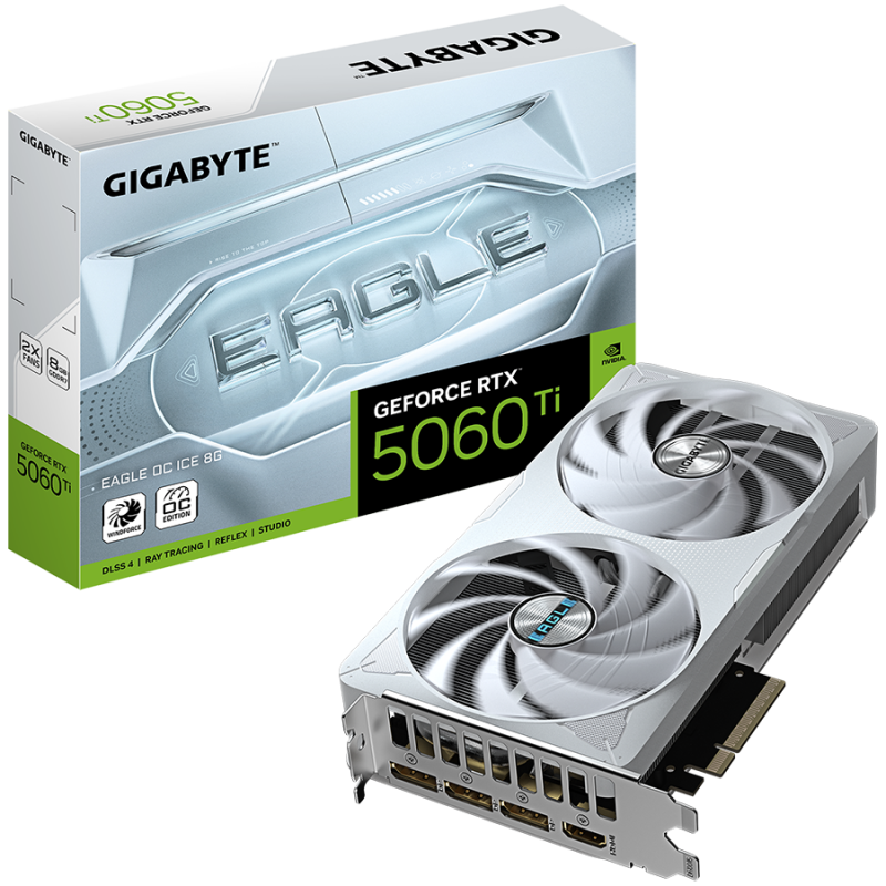 Grafična kartica GIGABYTE GeForce RTX 5060 Ti EAGLE OC ICE 8GB