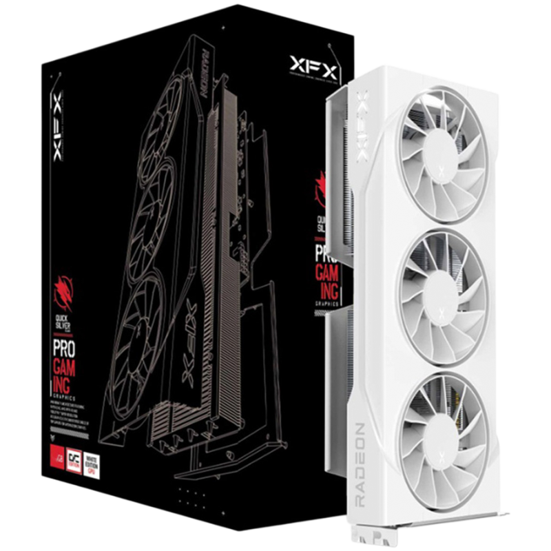 Grafična kartica XFX Swift AMD Radeon RX 9060 XT OC White Gaming Edition 16GB