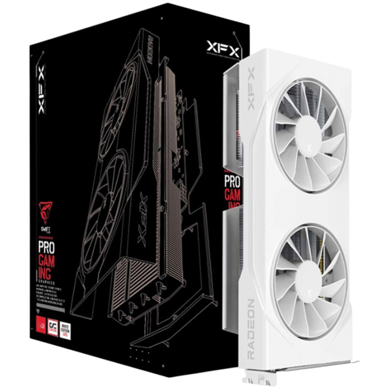 Grafična kartica XFX Swift AMD Radeon RX 9060 XT OC White Gaming Edition 8GB