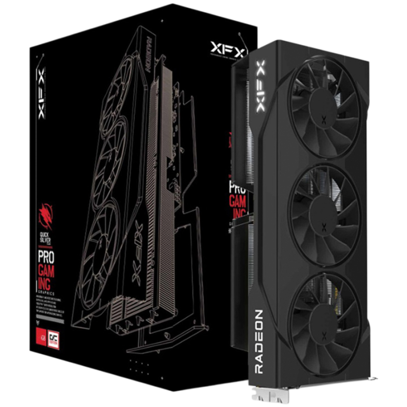 Grafična kartica XFX Swift AMD Radeon RX 9060 XT OC Triple Fan Gaming 16GB