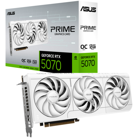 Grafična kartica ASUS Prime GeForce RTX 5070 White OC Edition 12GB