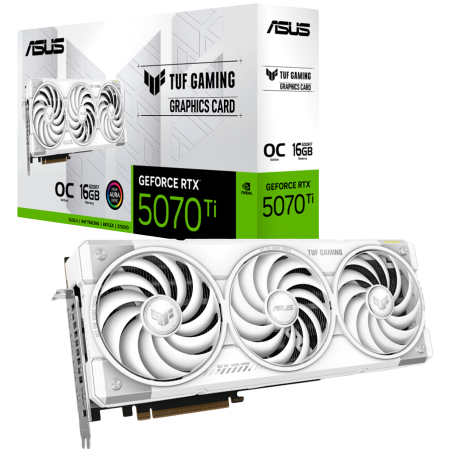 Grafična kartica ASUS TUF Gaming GeForce RTX 5070 Ti White OC Edition 16GB