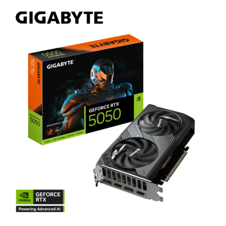 Grafična kartica GIGABYTE GeForce RTX 5050 Windforce OC 8G, 8GB GDDR6