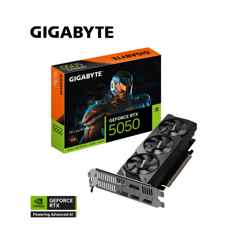Grafična kartica GIGABYTE GeForce RTX 5050 OC Low Profile, 8GB GDDR6