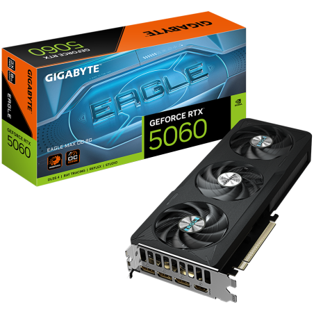 Grafična kartica GIGABYTE GeForce RTX 5060 EAGLE MAX OC, 8GB
