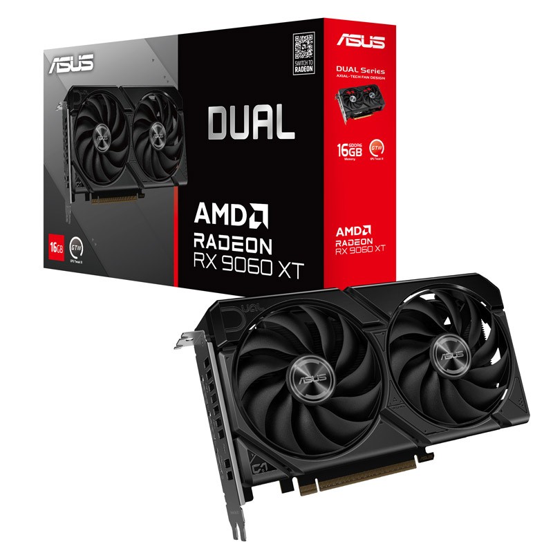 Grafična kartica ASUS Dual Radeon RX 9060 XT 16GB