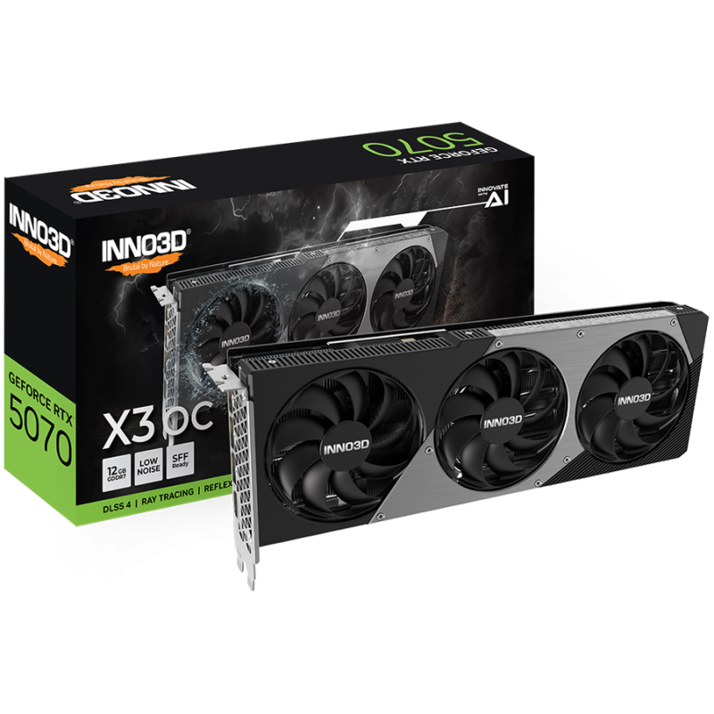 Grafična kartica INNO3D GeForce RTX 5070 X3 OC 12GB