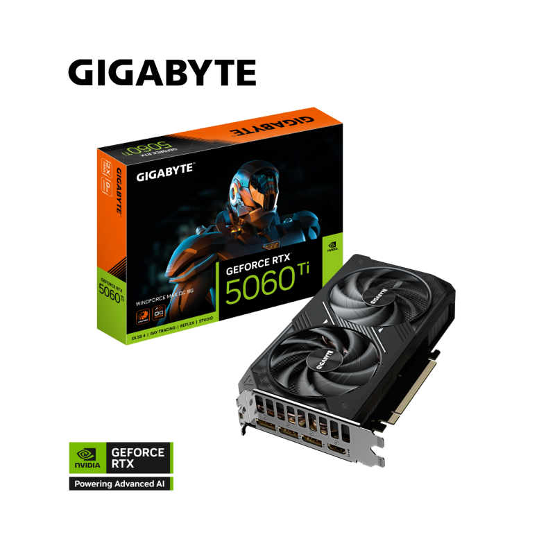 Grafična kartica GIGABYTE GeForce RTX 5060 Ti WINDFORCE MAX OC 8GB
