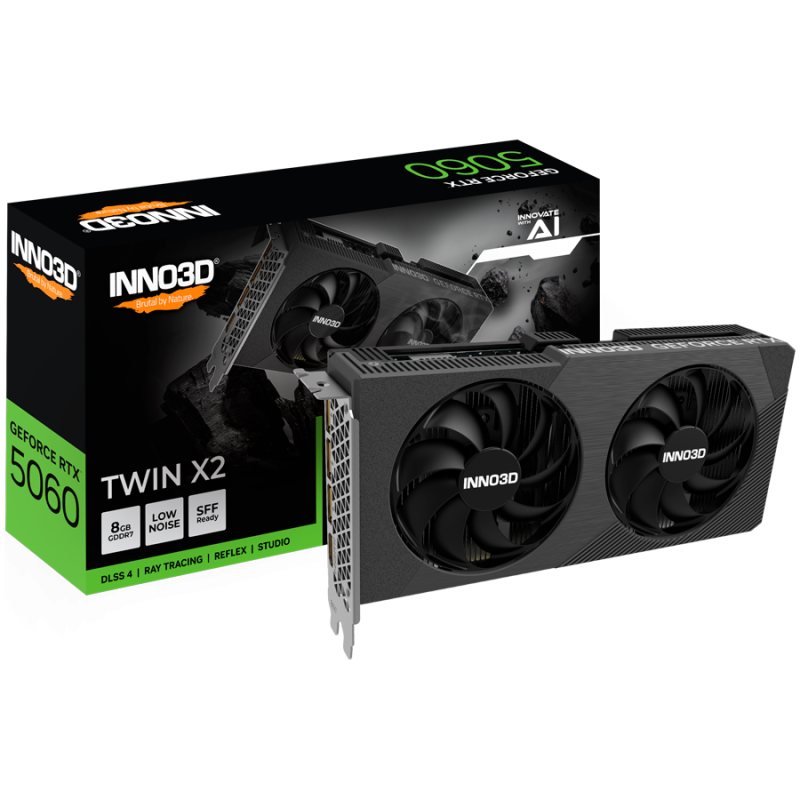 Grafična kartica INNO3D GeForce RTX 5060 Twin X2 8GB