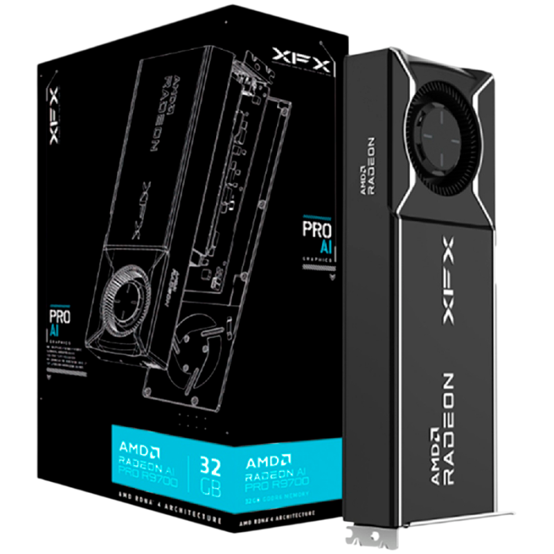 Grafična kartica XFX AMD Radeon AI Pro R9700, 32GB