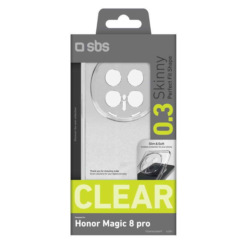 Ovitek SILIKON HONOR MAGIC8 PRO prozoren