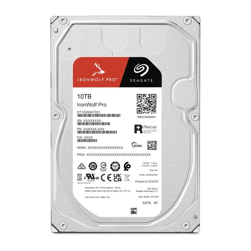 Trdi disk 3,5" Seagate NAS trdi disk 10TB SATA3 IronWolf PRO, ST10000NT001