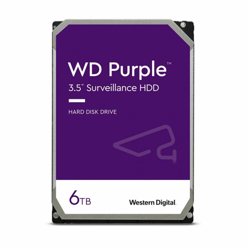 Trdi disk 3,5 WD Purple 6TB Surveillance SATA3, WD64PURZ