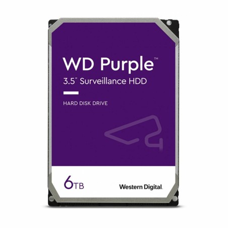 Trdi disk 3,5 WD Purple 6TB Surveillance SATA3, WD64PURZ