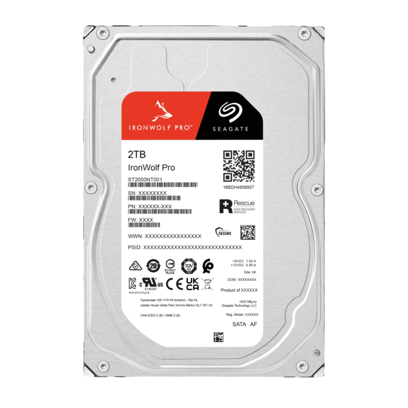 Trdi disk 2TB SATA3 3,5 Seagate Ironwolf PRO Enterprise NAS, ST2000NT001