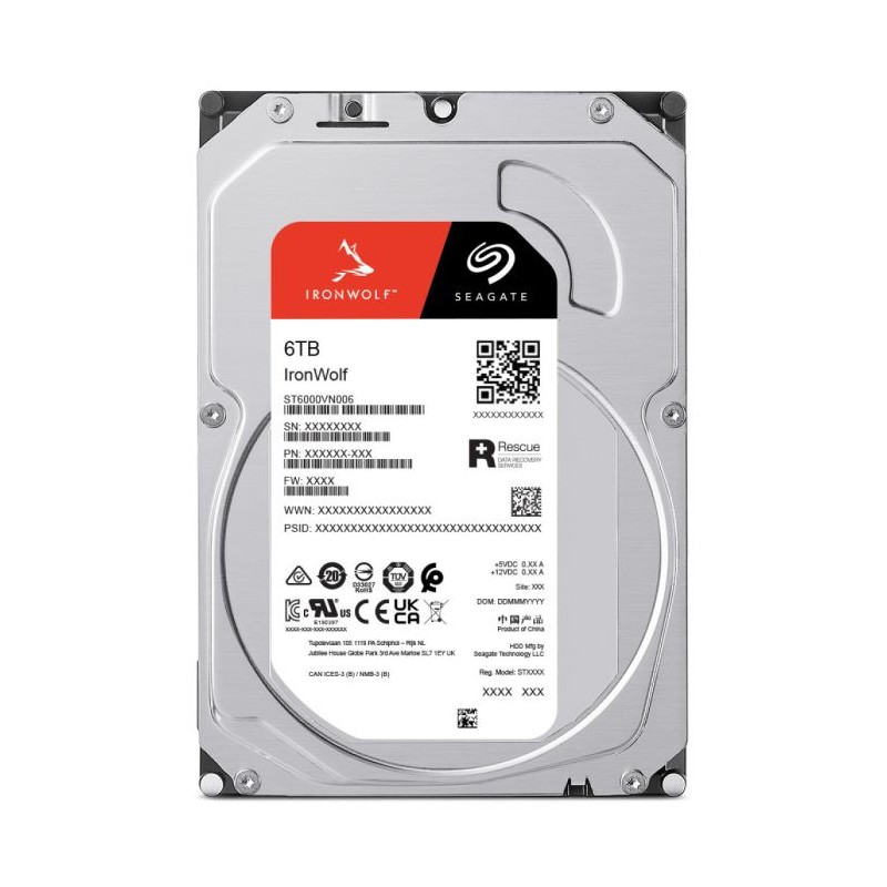 Trdi disk 3,5" Seagate IronWolf NAS 6TB SATA3, ST6000VN006