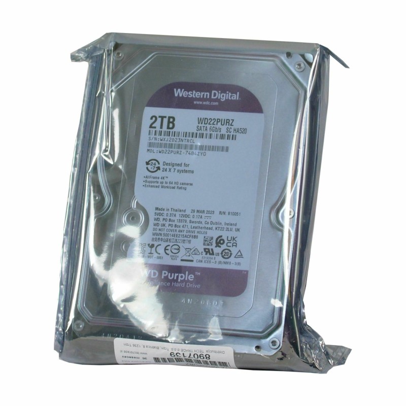 Trdi disk 2TB 3,5" SATA3 WD Purple