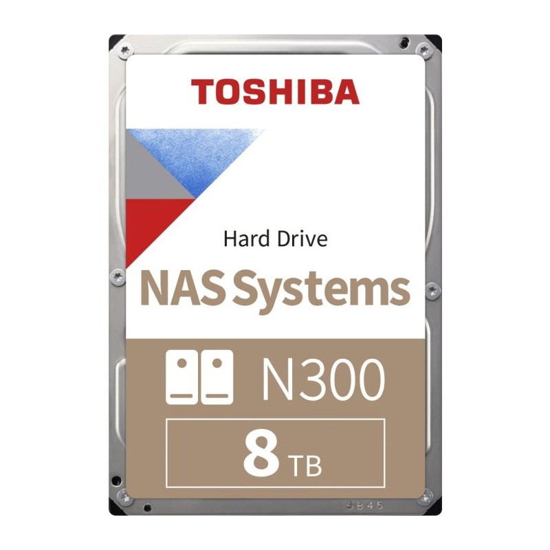 Trdi disk 8TB 3.5 SATA 6Gb/s TOSHIBA N300 NAS CMR