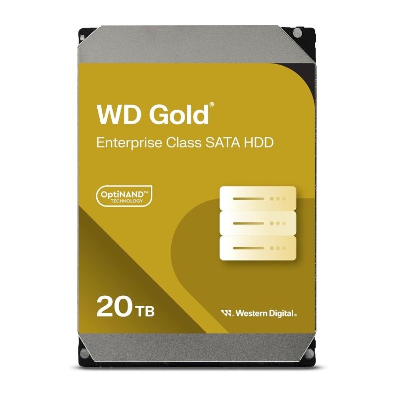 Trdi disk 20TB 3.5 SATA3 WD Gold WD203KRYZ
