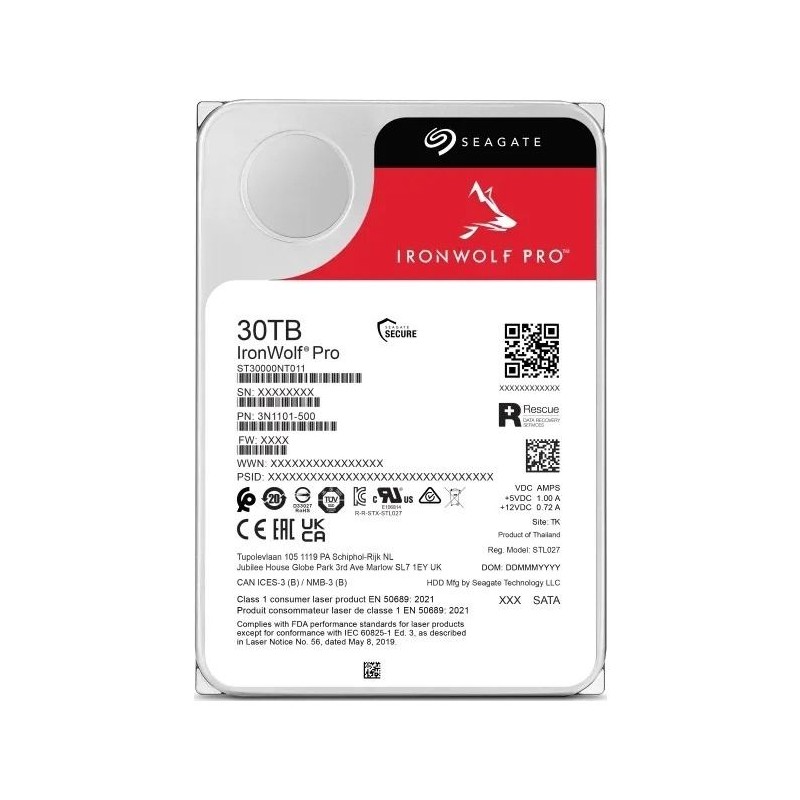 Trdi disk 30TB 3.5 SATA3 Seagate IronWolf Pro ST30000NT011