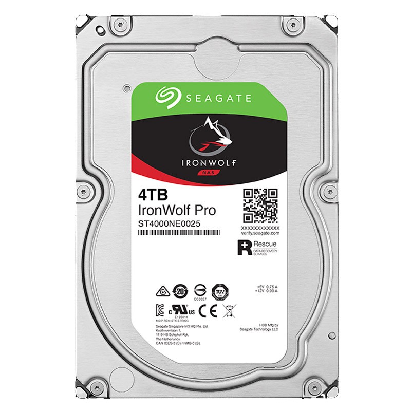 Trdi disk 4TB 3.5 SATA3 Seagate IronWolf Pro NAS ST4000NT001