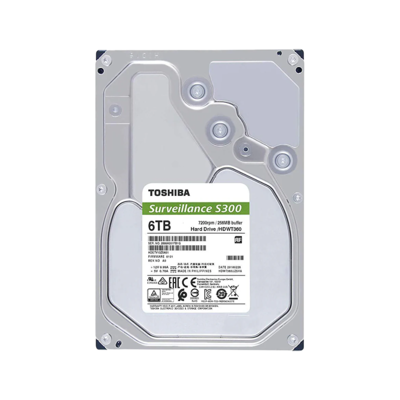Trdi disk 6TB SATA3 3,5 Toshiba S300 Surveillance