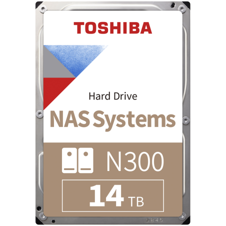Trdi disk 14TB SATA3 3,5 Toshiba N300 NAS CMR