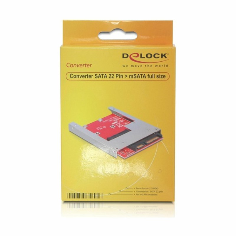 Adapter za disk SATA - mSATA z okvirjem Delock
