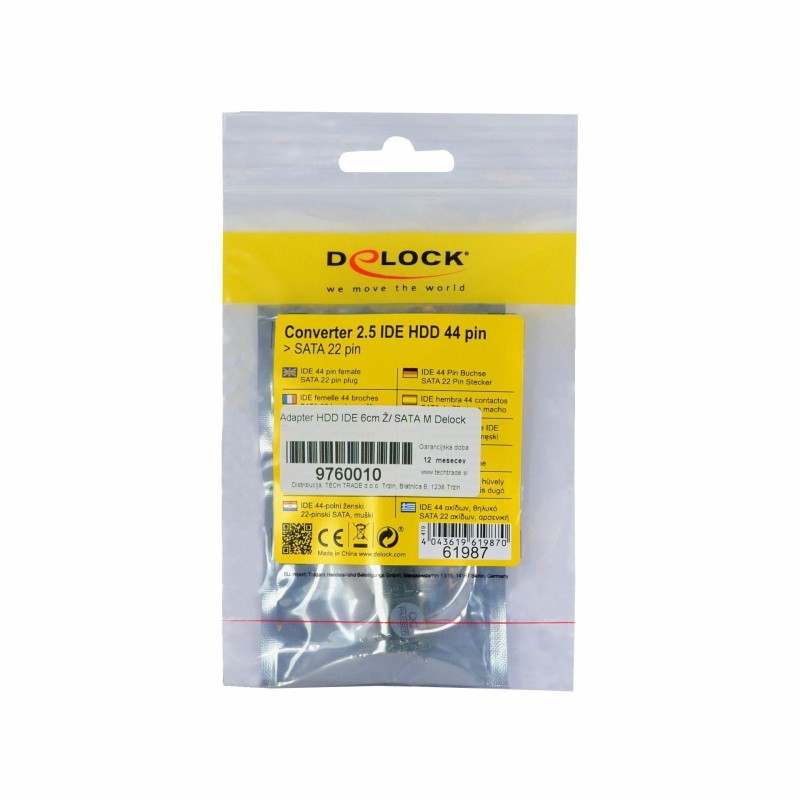 Adapter HDD IDE 6cm Ž/SATA M Delock