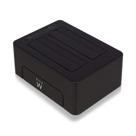 Postaja za HDD/SSD Ewent EW7014, 2x 2.5/3.5, SATA na USB 3.1, črna