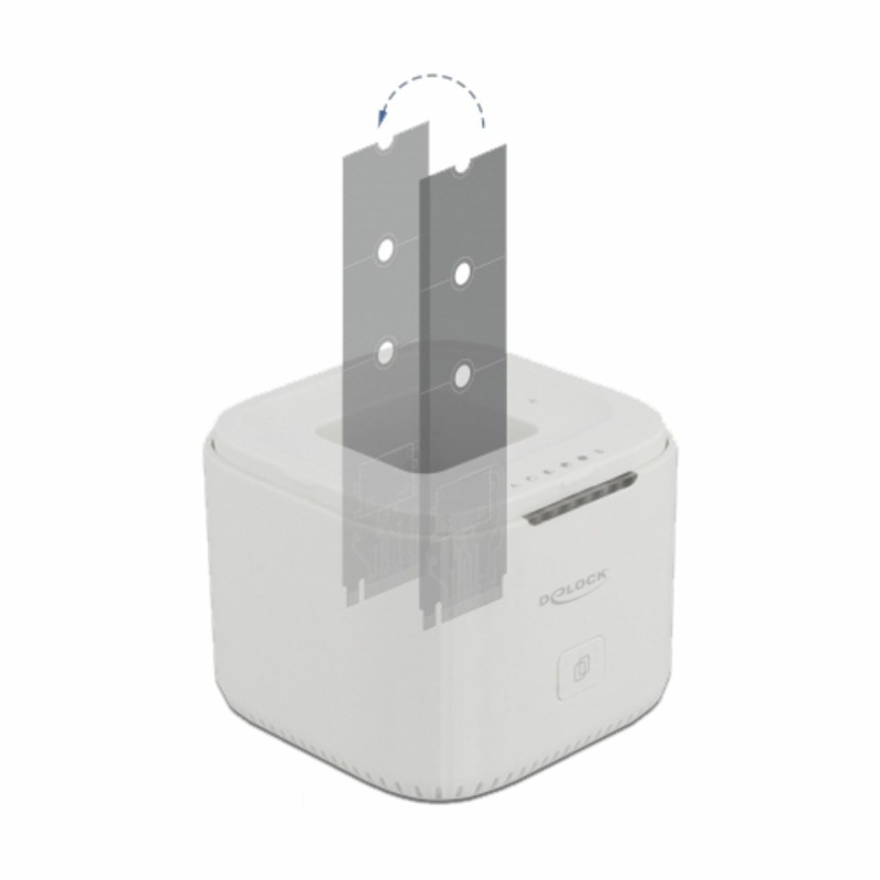 Čitalec in presnemovalec diskov Delock, USB-C 3.2 za M.2 NVMe SSD