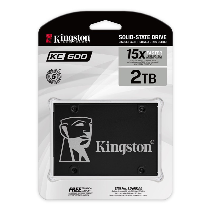SSD disk 2TB SATA3 Kingston KC600 (SKC600/2048G)