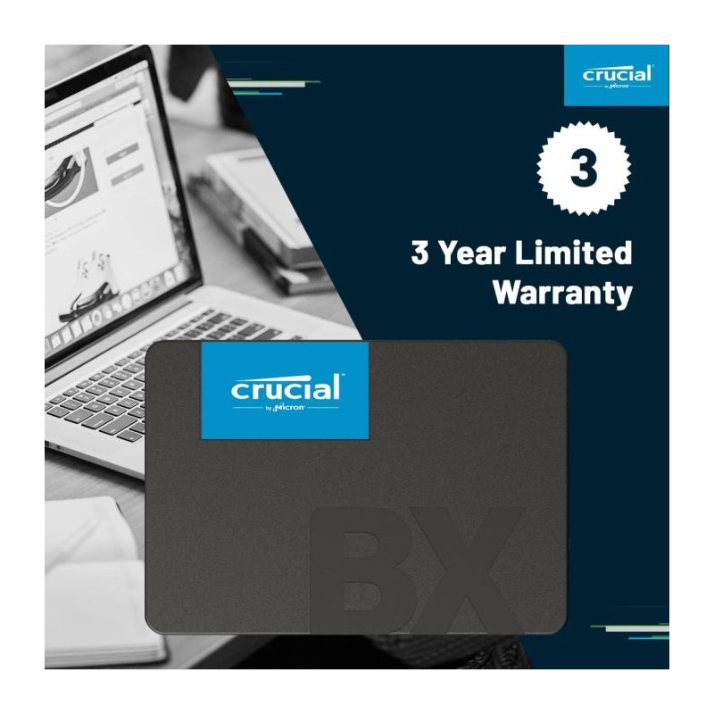 SSD disk 500GB 2.5 SATA3 CRUCIAL BX500 CT500BX500SSD1