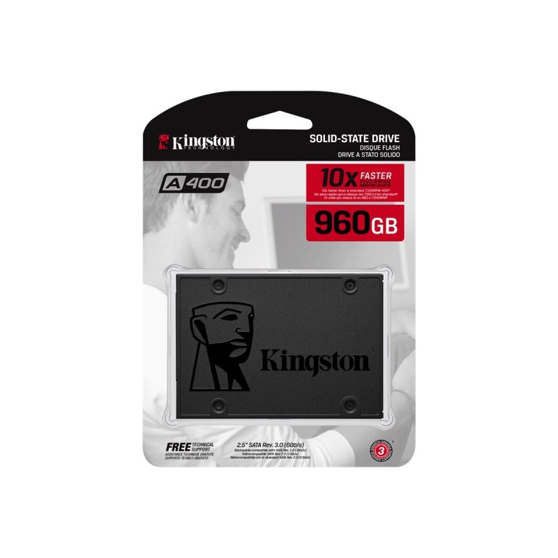 SSD disk 960GB SATA3 Kingston A400, SA400S37/960G