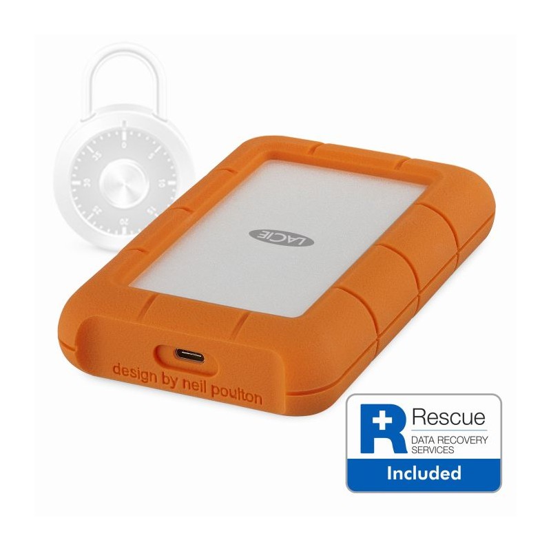 Zunanji disk USB 3.0 LaCie 2TB  Rugged SECURE, STFR2000403