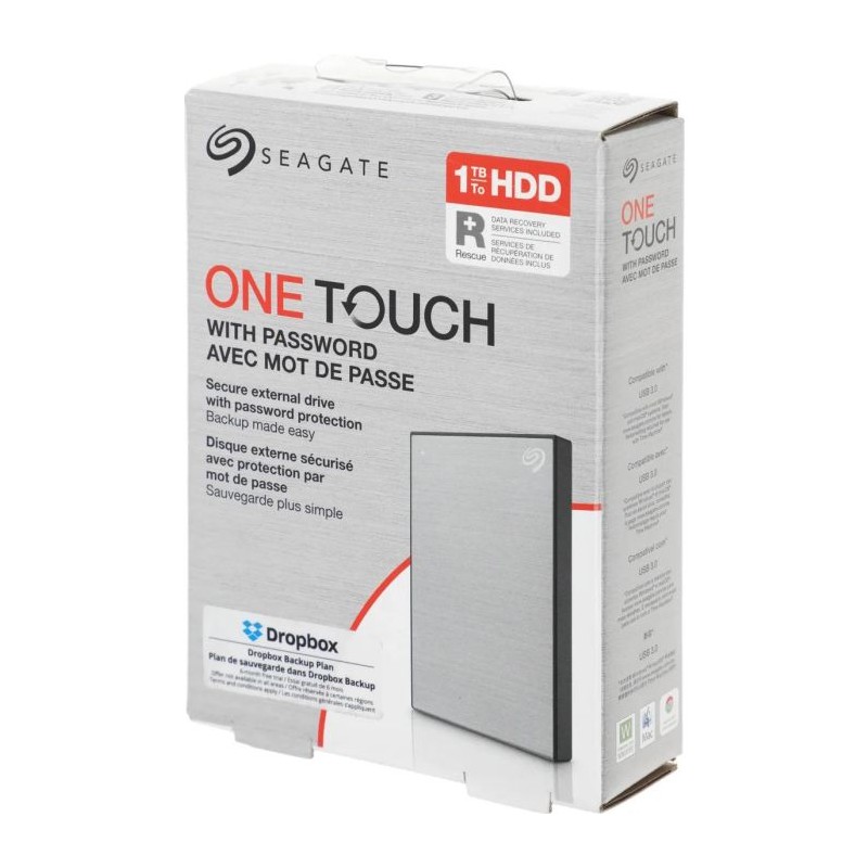 Zunanji disk 1TB 2,5" SEAGATEONE TOUCH, STKY1000401