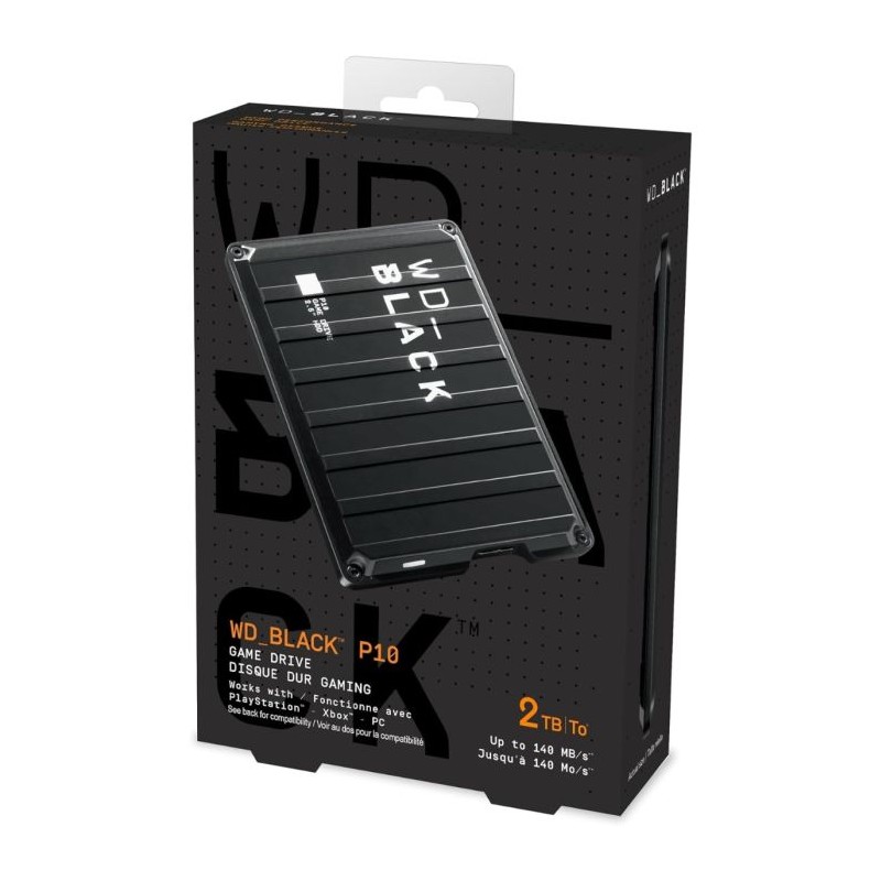 Zunanji disk 2TB USB 3.0 WD BLACK P10, WDBA2W0020BBK-WES1