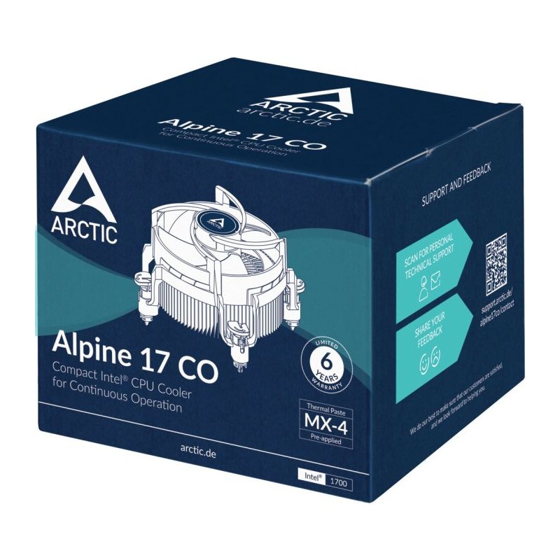 Hladilnik za procesorje ARCTIC Alpine 17 CO