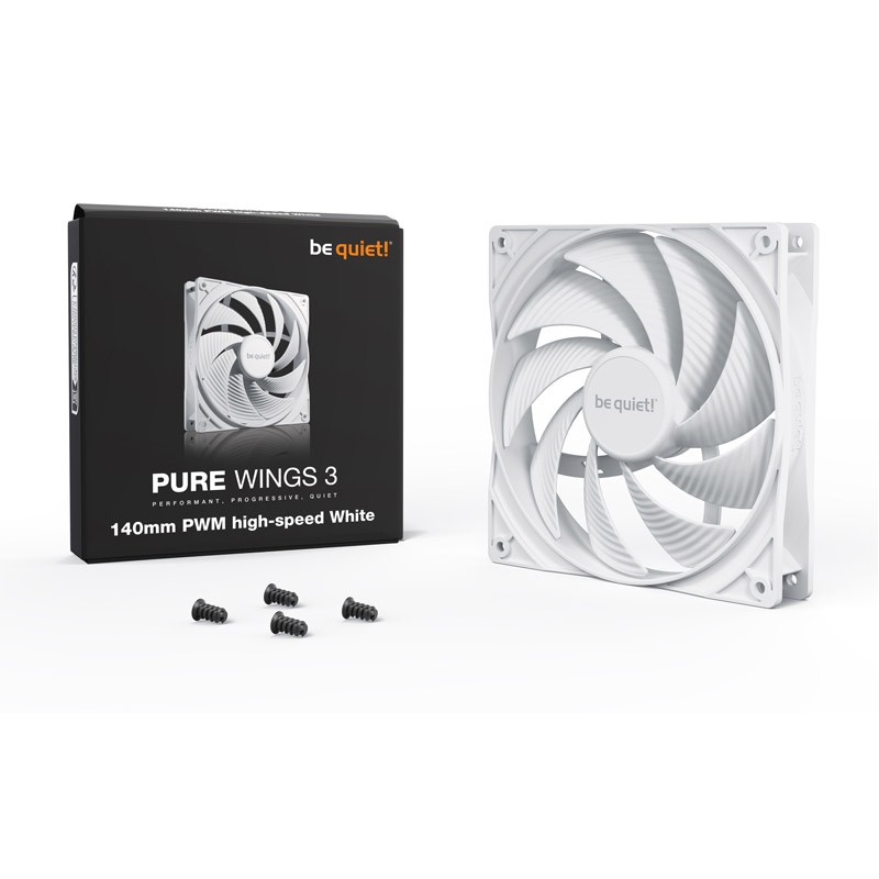 Ventilator BE QUIET! Pure Wings 3 (BL113) 140mm 4-pin PWM High-Speed, beli