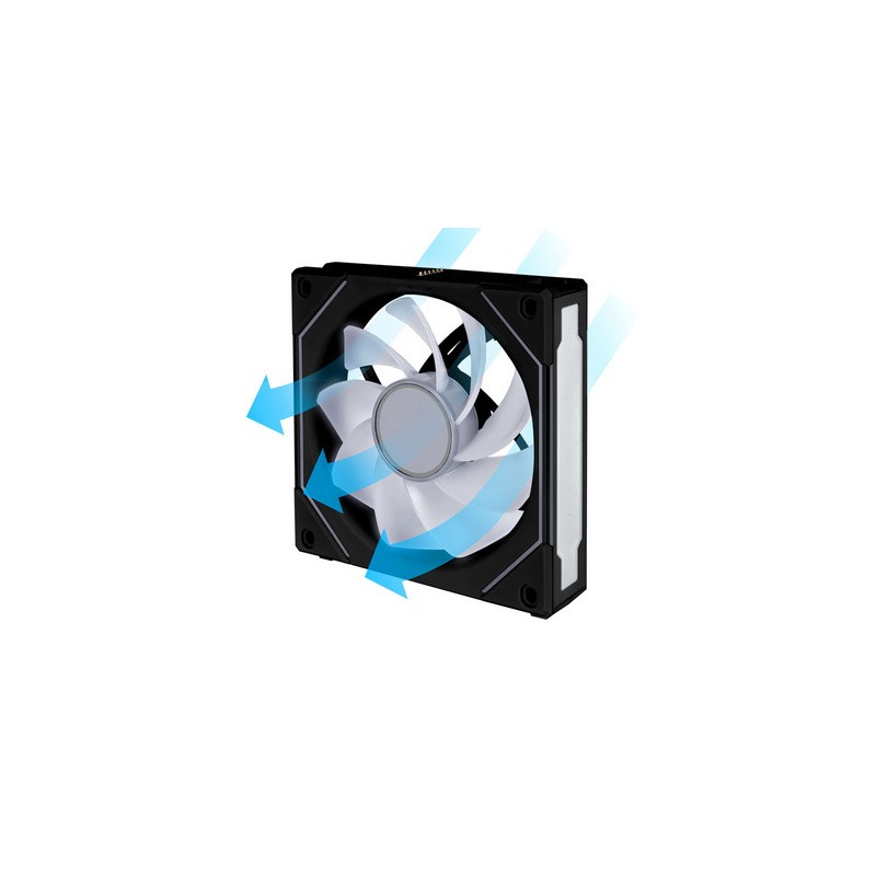 Ventilator Lian Li UNI FAN SL-INF 120 Reverse Blade, PWM, 120mm, črn