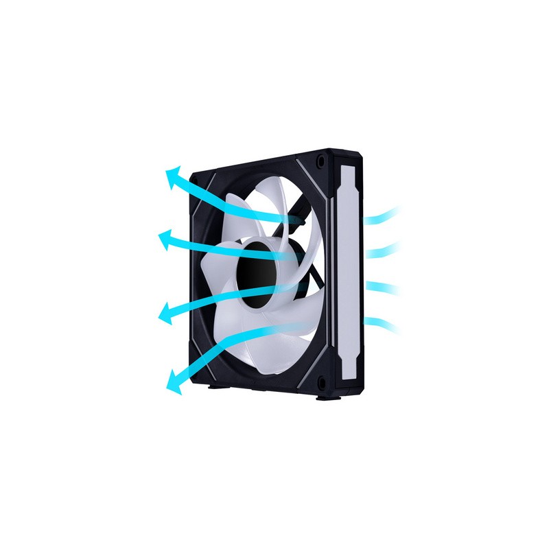 Ventilator Lian Li UNI FAN SL-INF 140 Reverse Blade, PWM, 140mm, črn