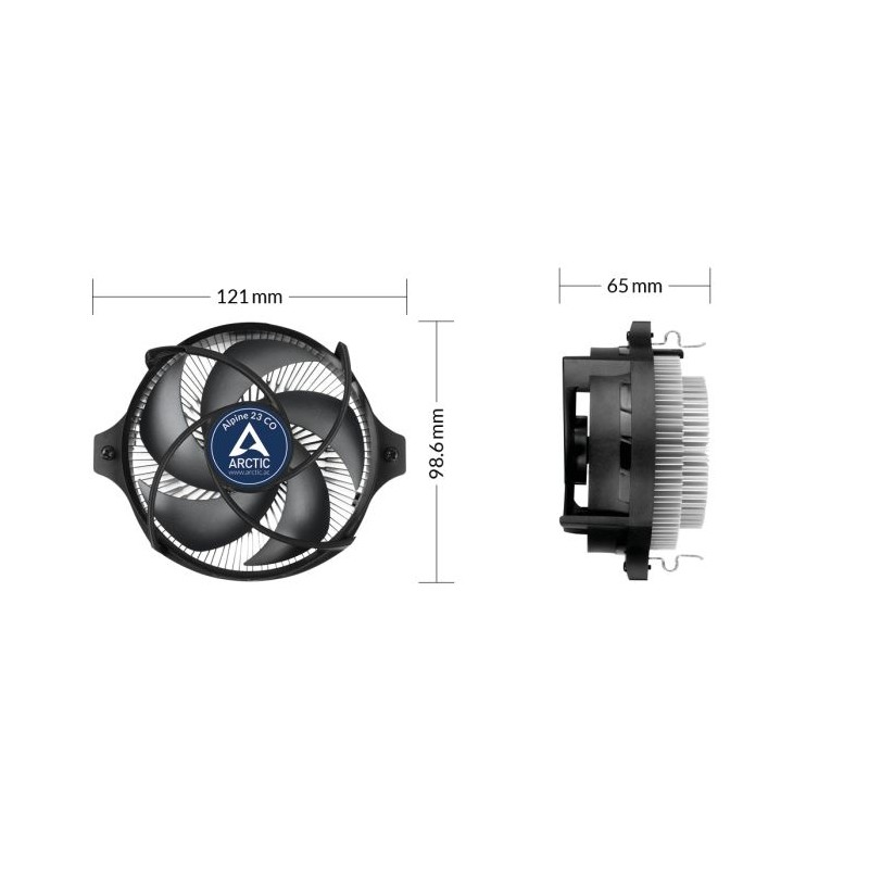 Hladilnik za procesorje ARCTIC Alpine 23 CO, AMD, ACALP00036A