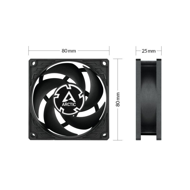 Ventilator ARCTIC P8 MAX 80mm 4-pin PWM, ACFAN00286A