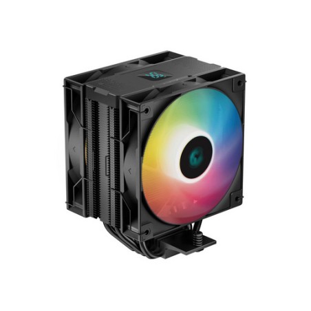 Hladilnik DeepCool AG400 Digital Plus ARGB, 2x 120mm,  črn